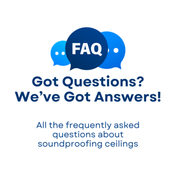 faqs about ceiling soundproofing