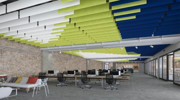 acoustic hanging ceiling baffle