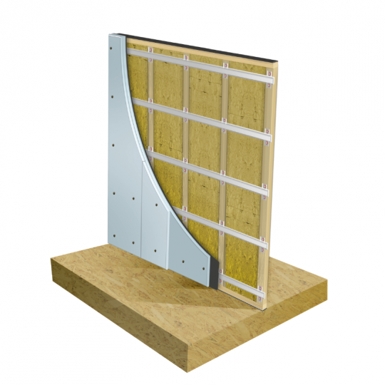 soundproof clip acousticlip system for stud walls