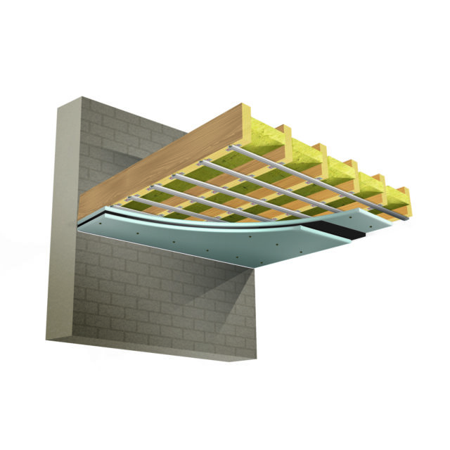 timber joists soundproofing acousticlip system