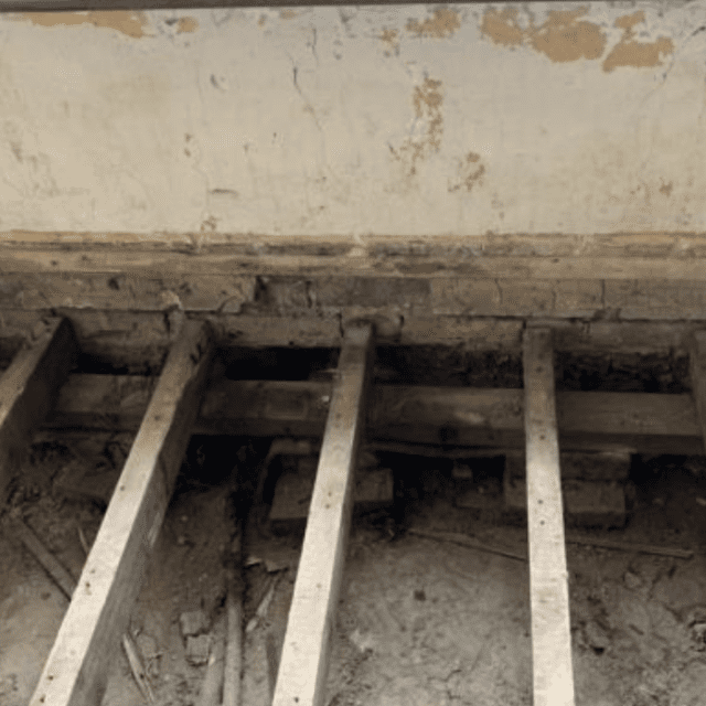empty floor cavities are an easy route for flanking sound